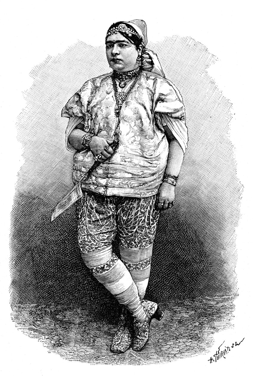 Ebrea tunisina, c1890 da Henri Thiriat