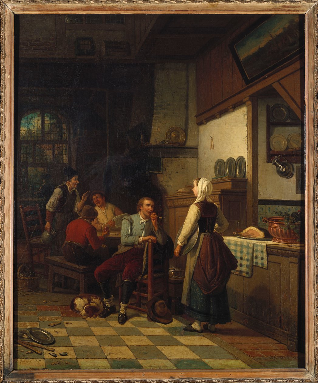 Nella Taverna, 1876 da Henri de Braekeleer