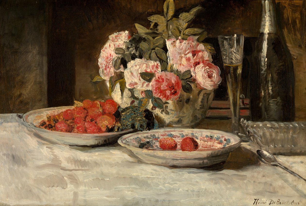 Fragole con Champagne da Henri de Braekeleer