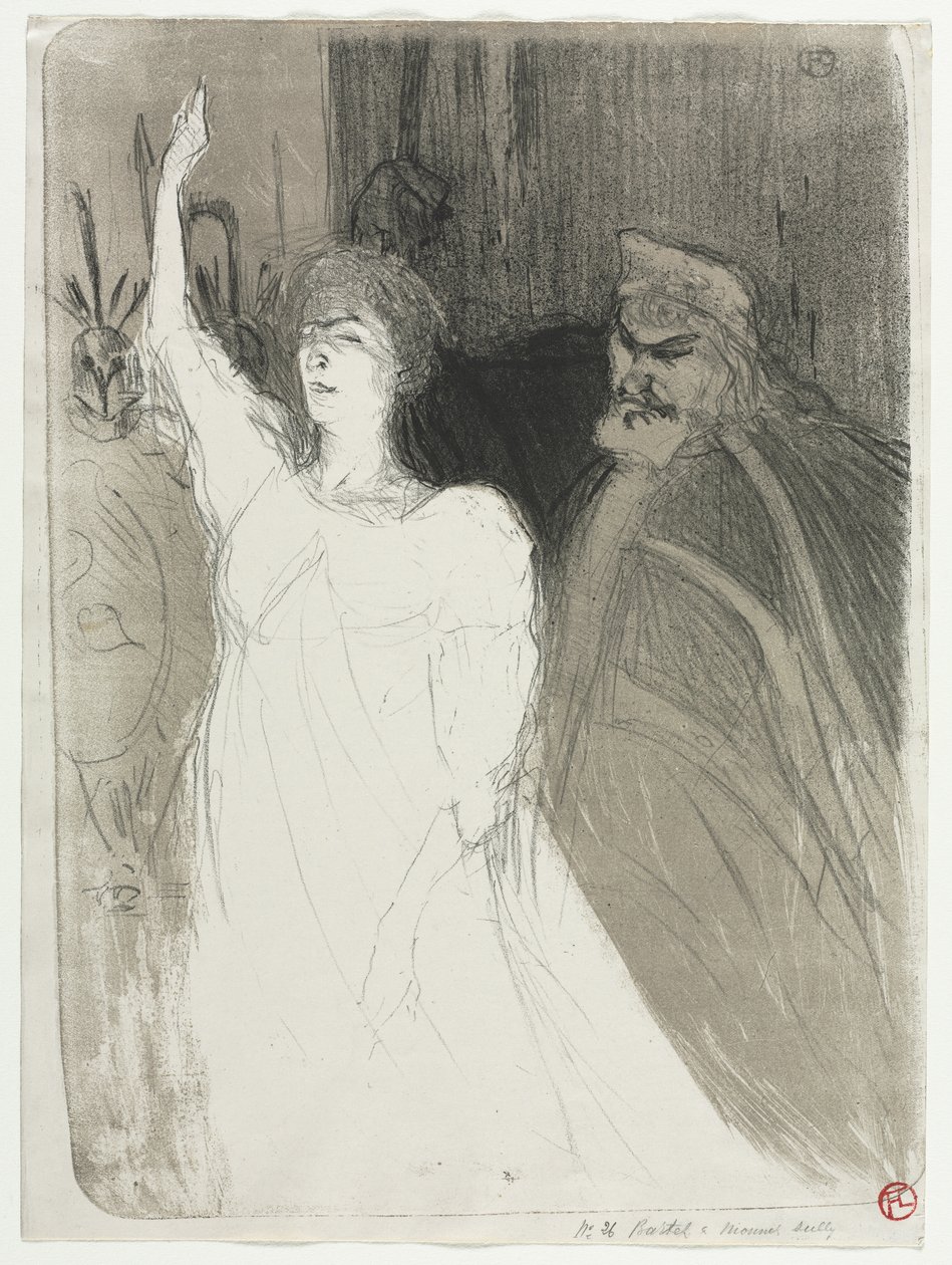 Un idillio principesco, Clara Ward da Henri de Toulouse Lautrec