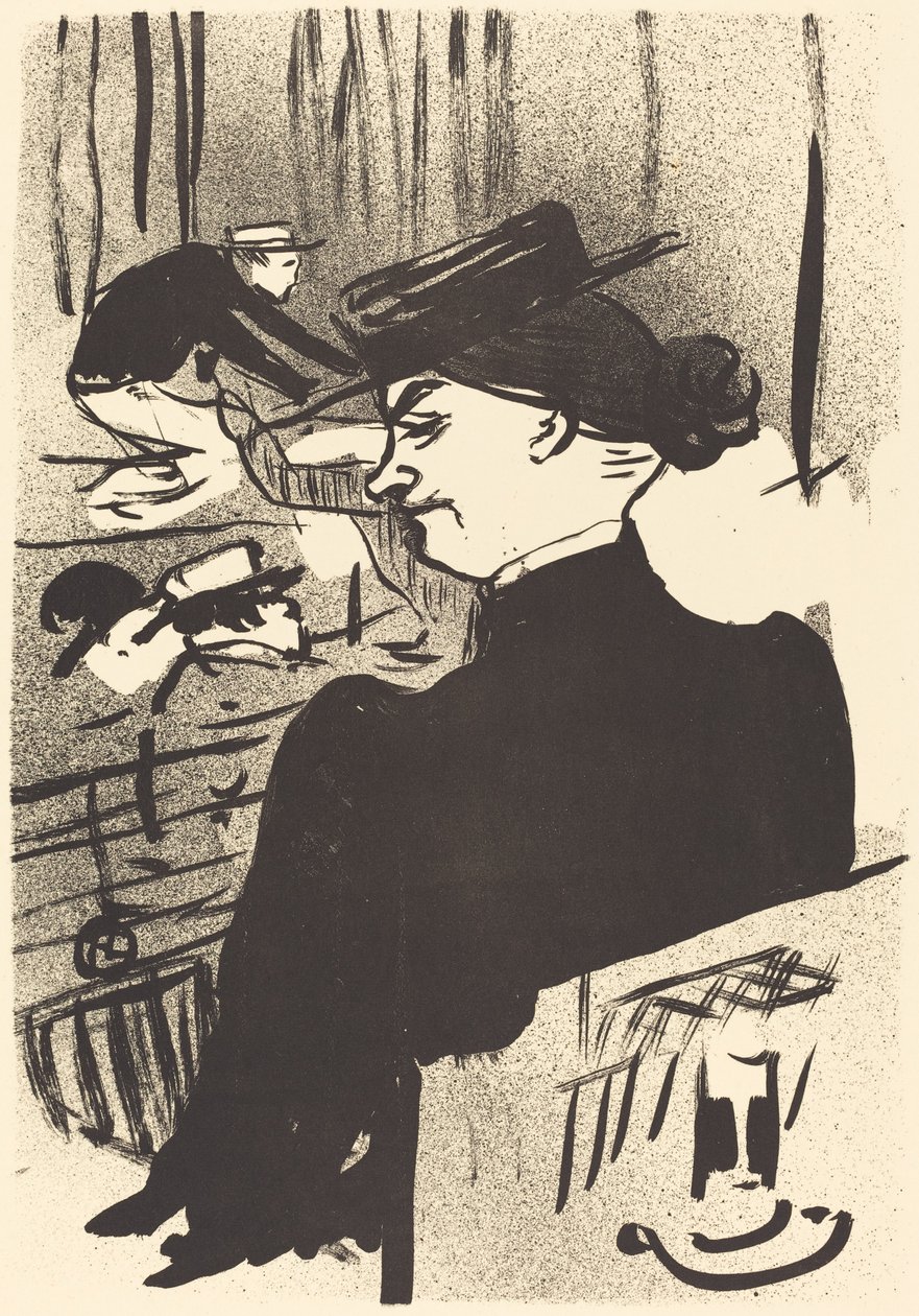 Una Spettatrice (Une spectatrice) da Henri de Toulouse Lautrec