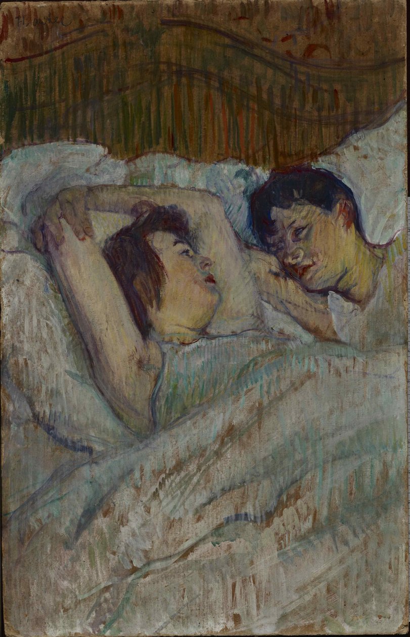Au lit, 1892 da Henri de Toulouse Lautrec