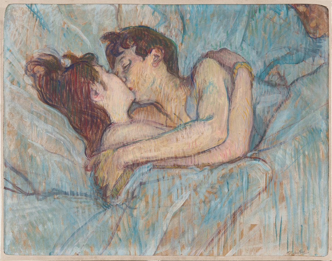 A letto: Il bacio, 1892 da Henri de Toulouse Lautrec