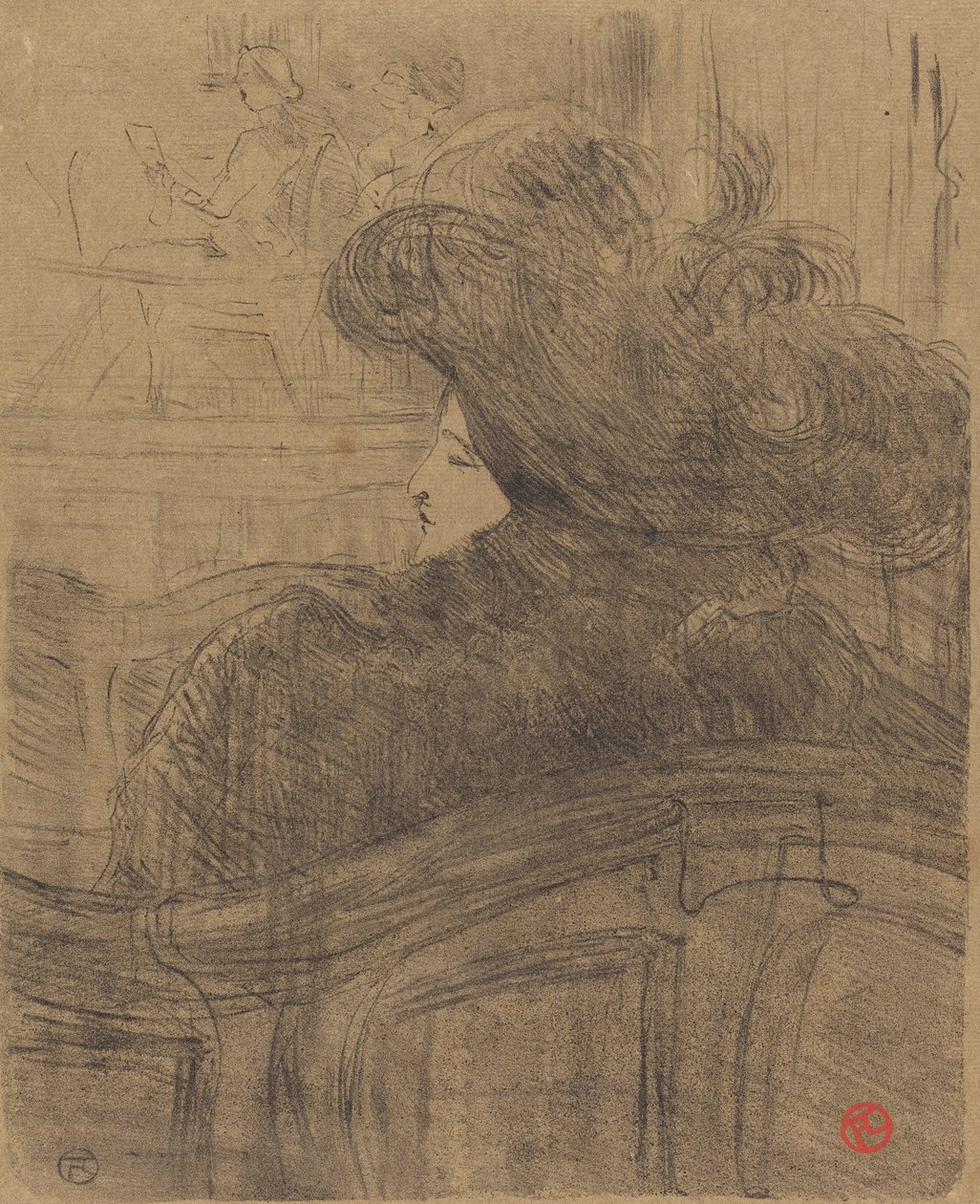 Cléo de Mérode, 1896 da Henri de Toulouse Lautrec