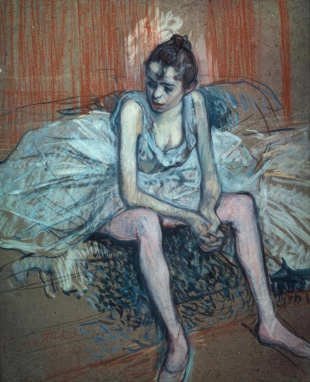 Ballerina seduta da Henri de Toulouse Lautrec