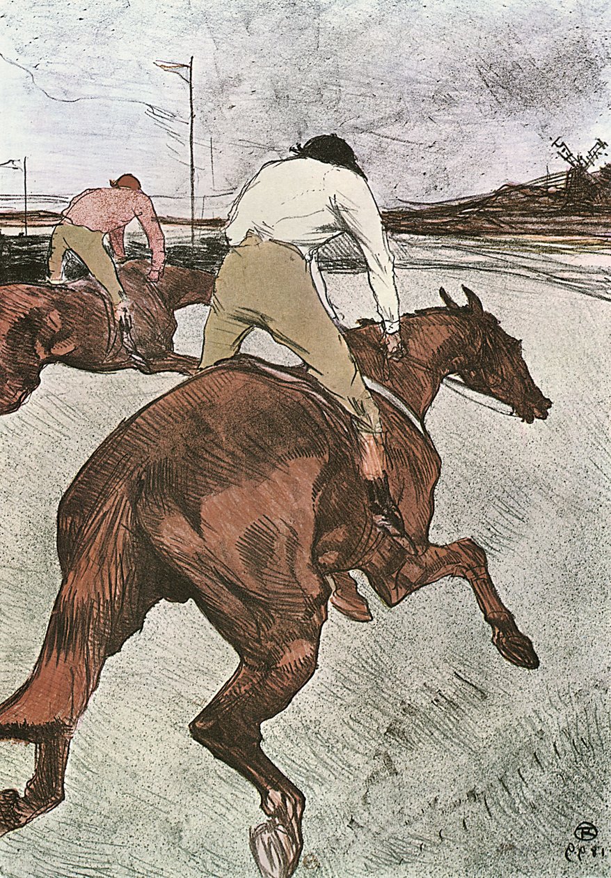 Il fantino da Henri de Toulouse Lautrec