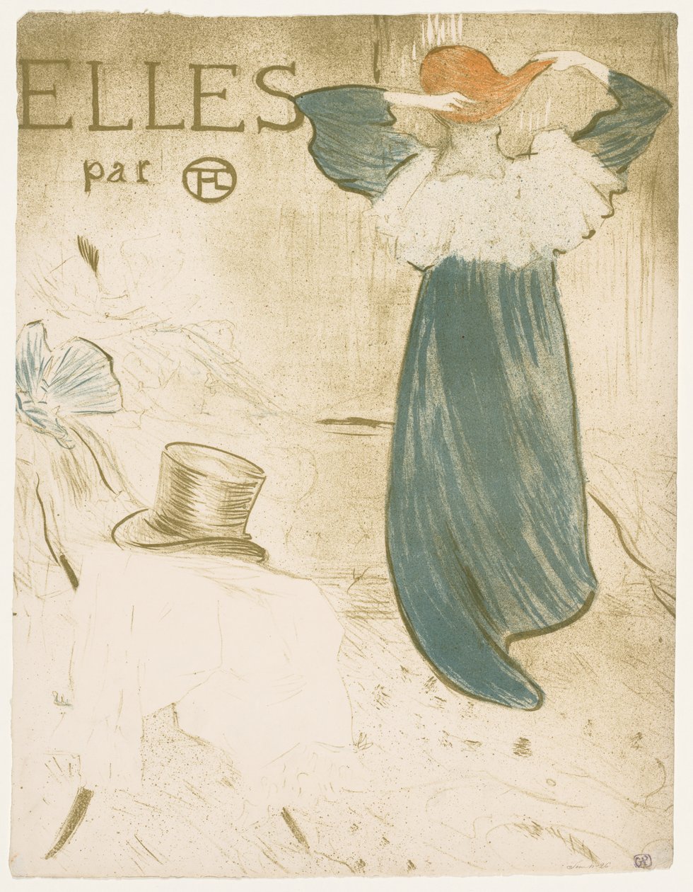 Elles: Frontespizio da Henri de Toulouse Lautrec