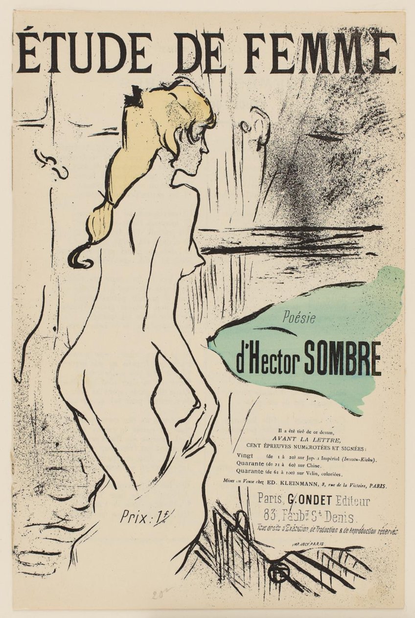 Studio di donna da Henri de Toulouse Lautrec