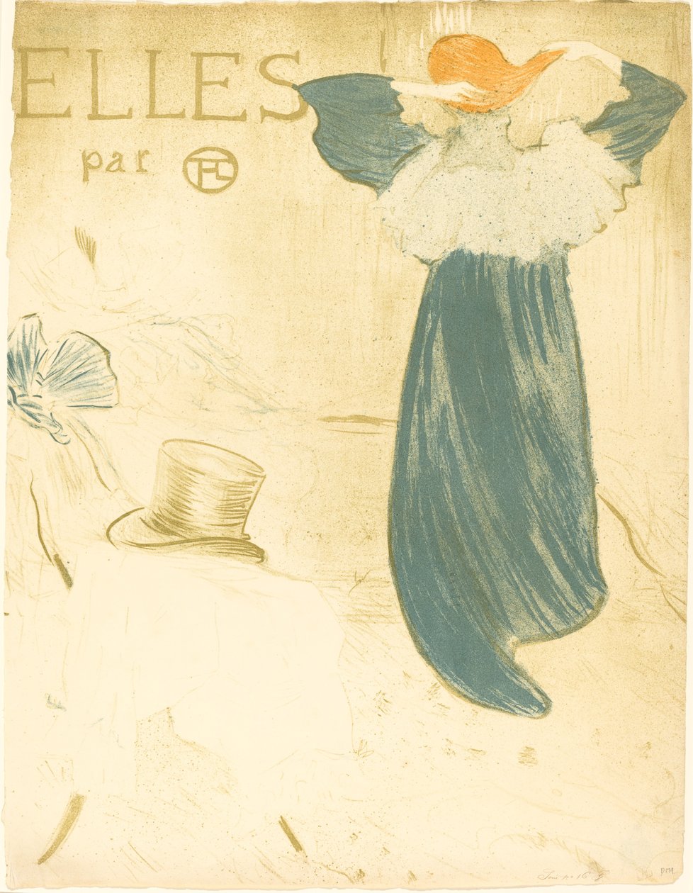 Frontespizio per "Elles" da Henri de Toulouse Lautrec