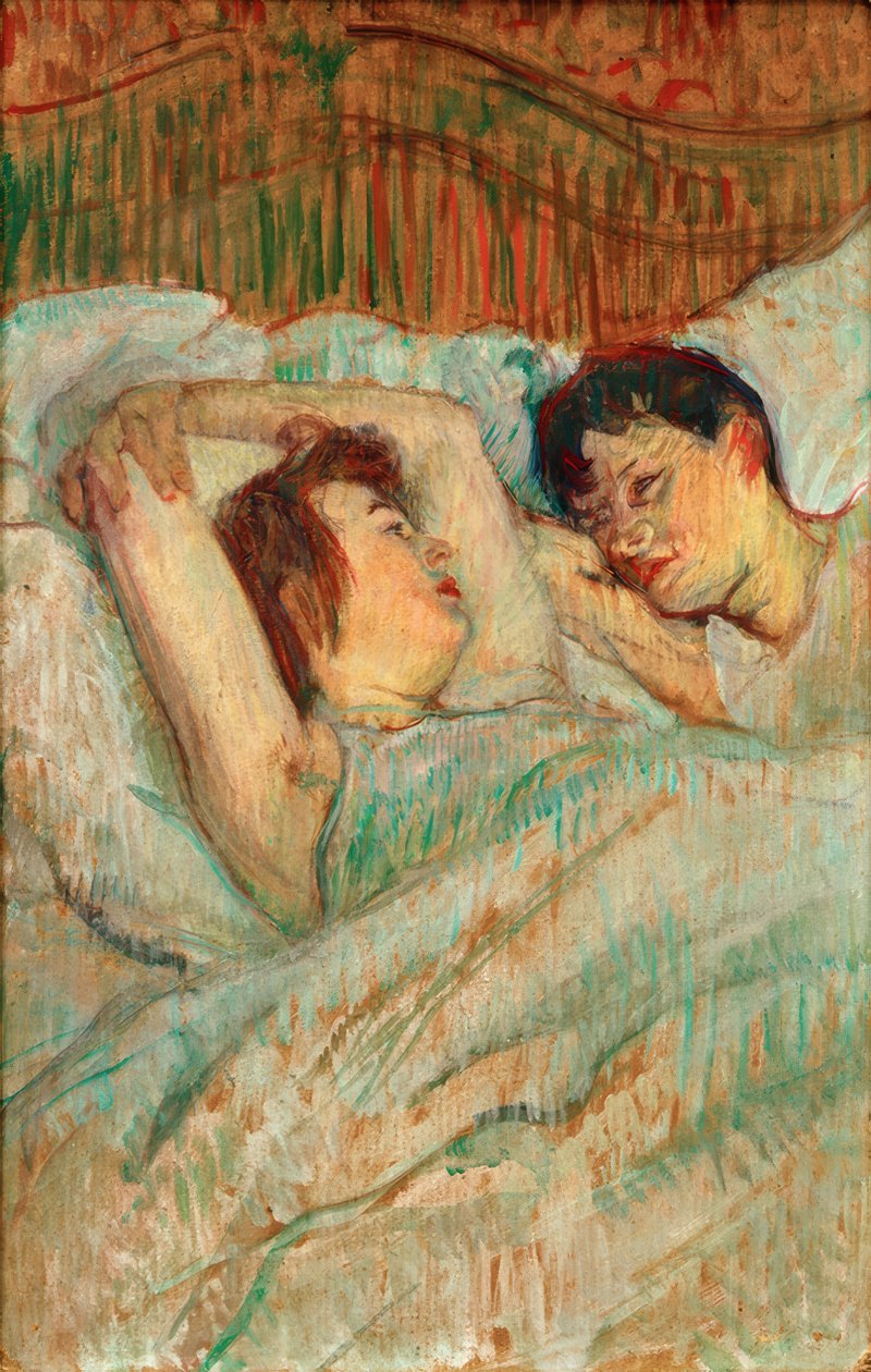 A letto da Henri de Toulouse Lautrec