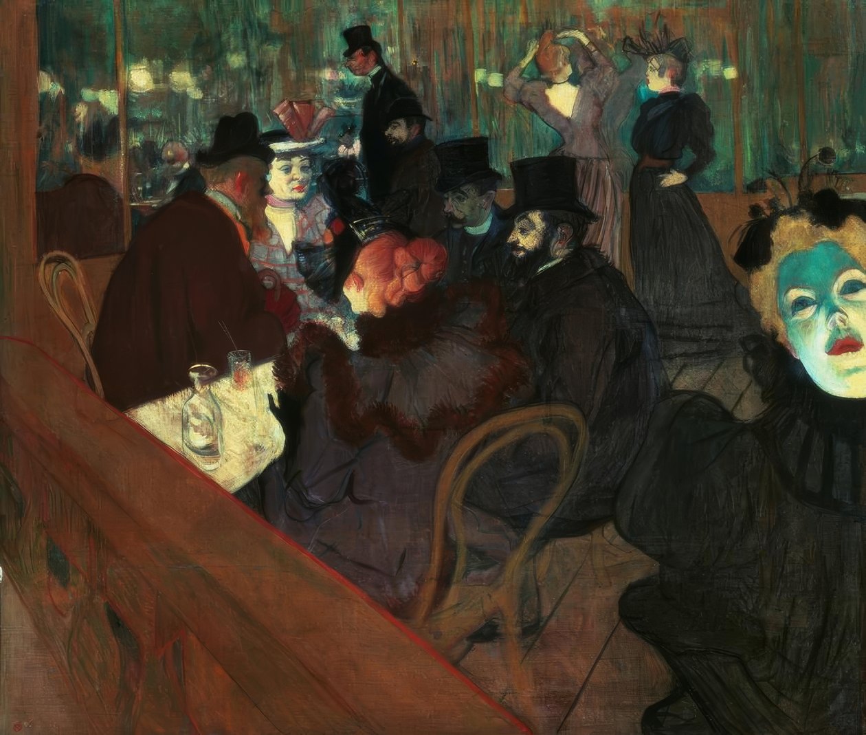 Al Moulin Rouge da Henri de Toulouse Lautrec