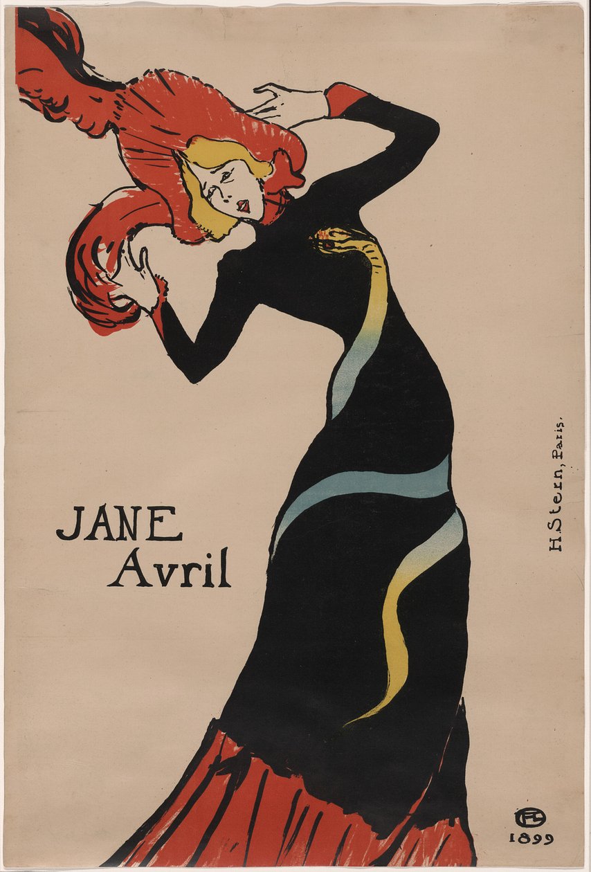 Jane Avril da Henri de Toulouse Lautrec