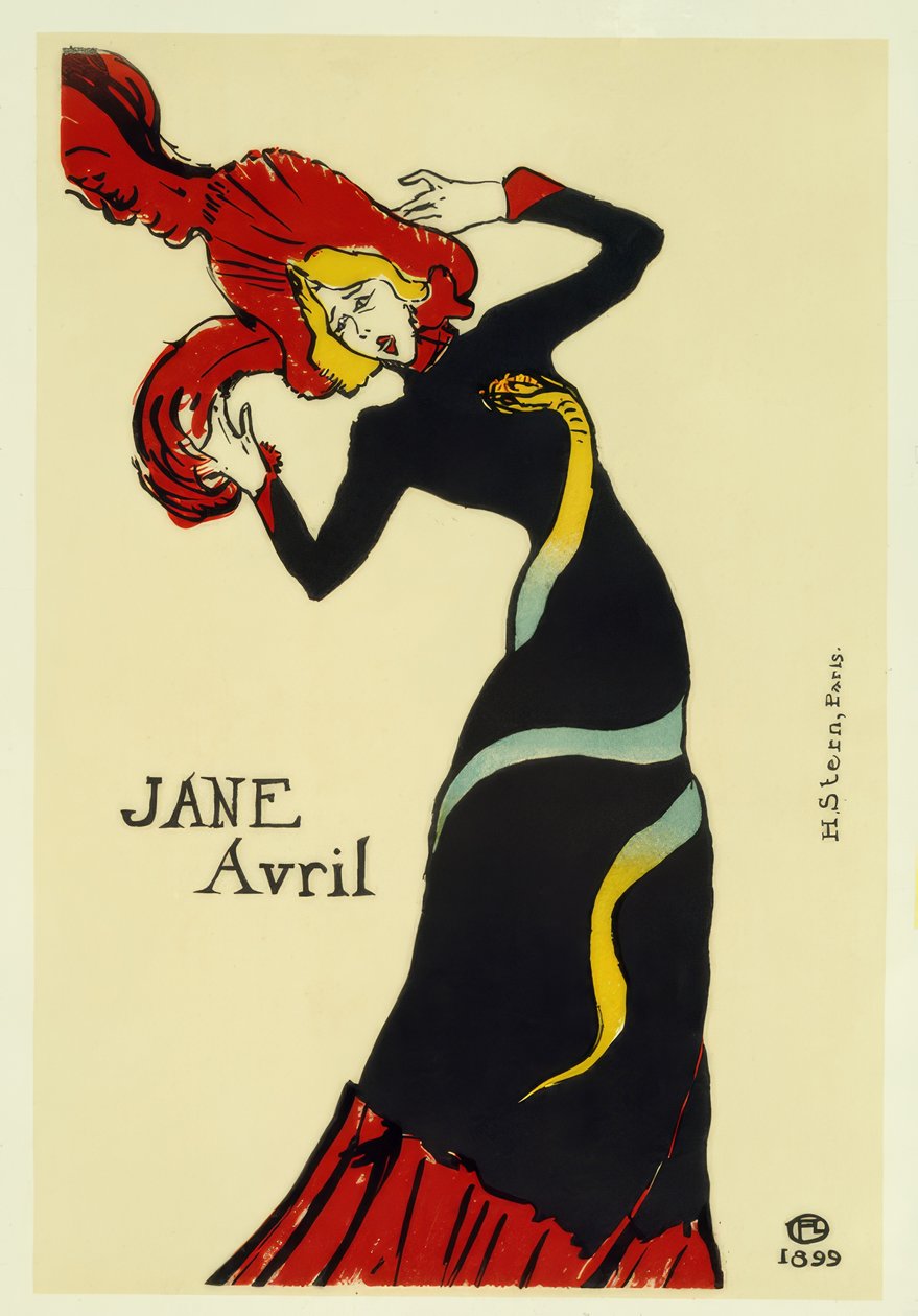 Jane Avril da Henri de Toulouse Lautrec