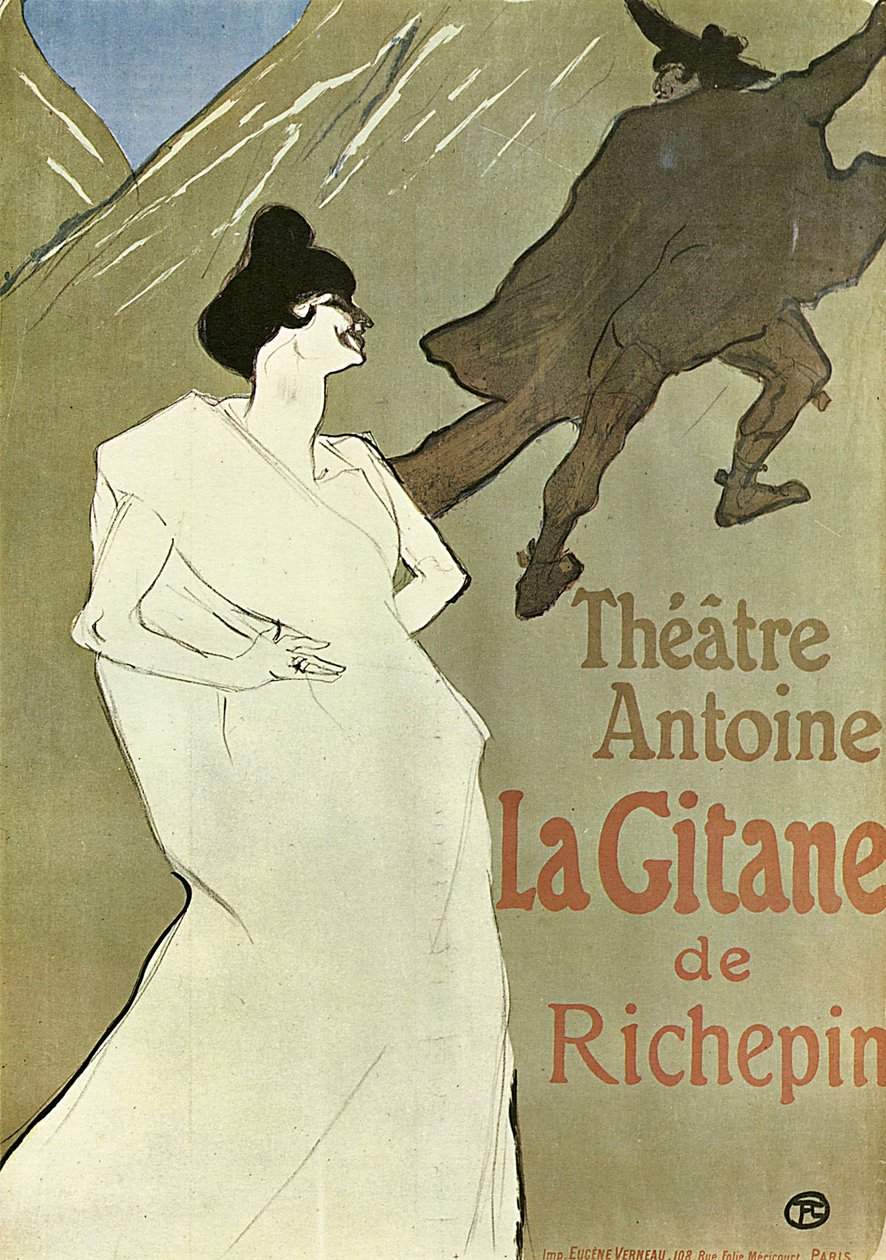 La Gitane, 1899-1900 da Henri de Toulouse Lautrec