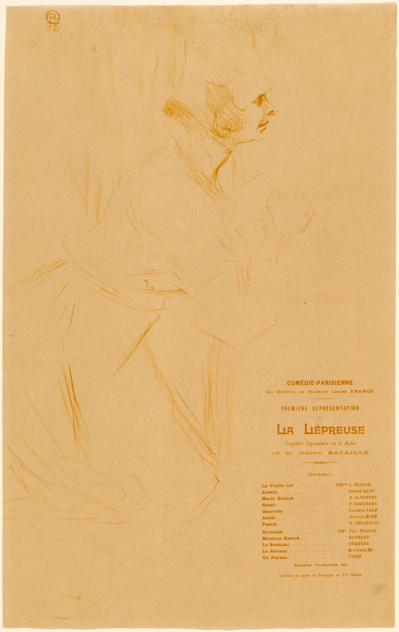 La Lebbrosa da Henri de Toulouse Lautrec