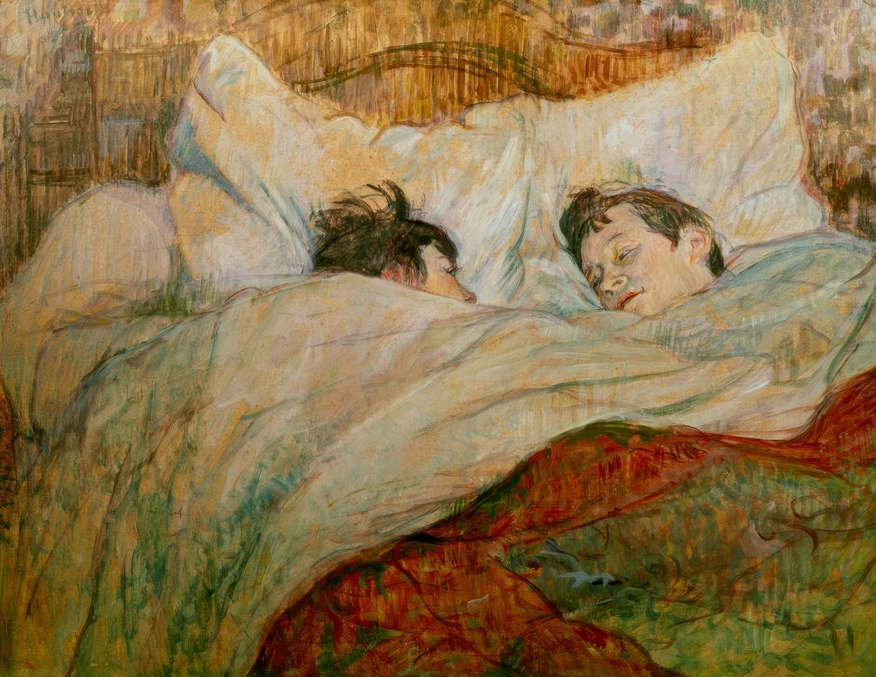 Il letto da Henri de Toulouse Lautrec