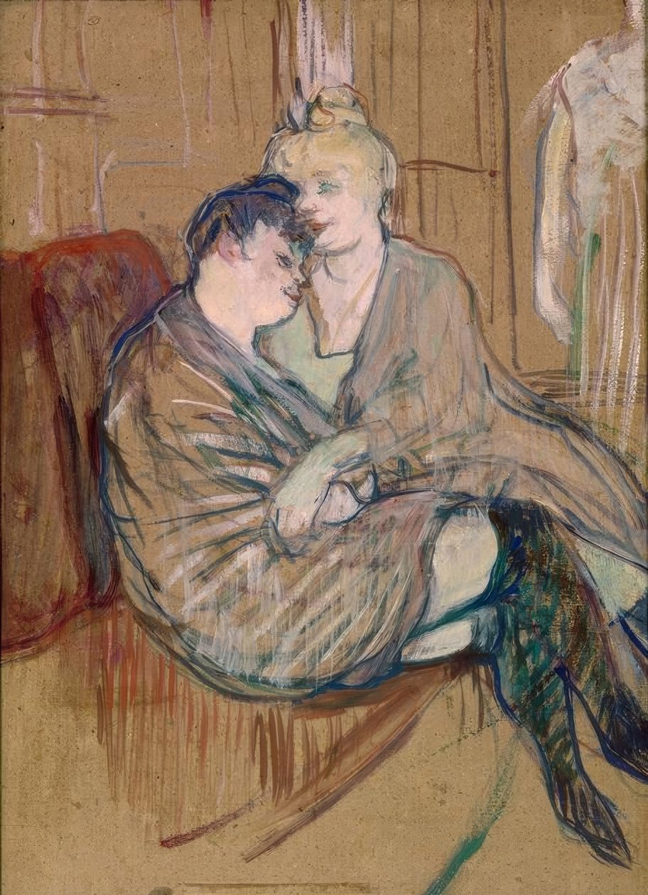 Le due amiche da Henri de Toulouse Lautrec