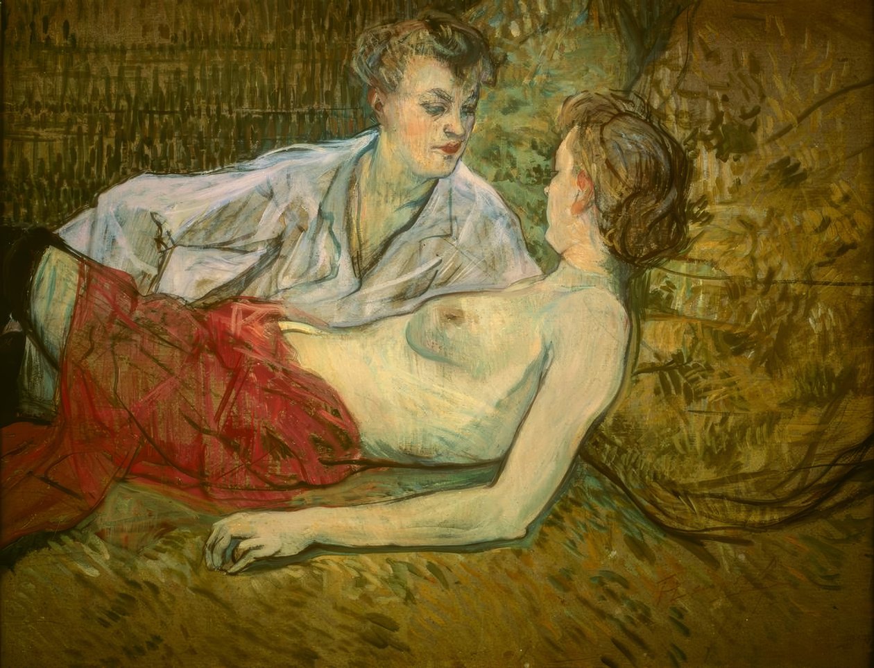 Le due amiche da Henri de Toulouse Lautrec