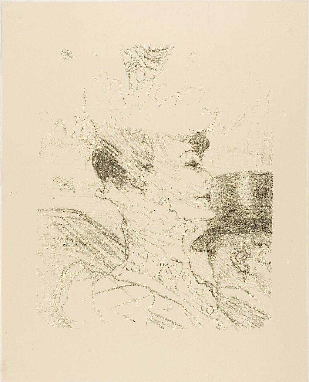 Louise Balthy, da Treize Lithographies da Henri de Toulouse Lautrec