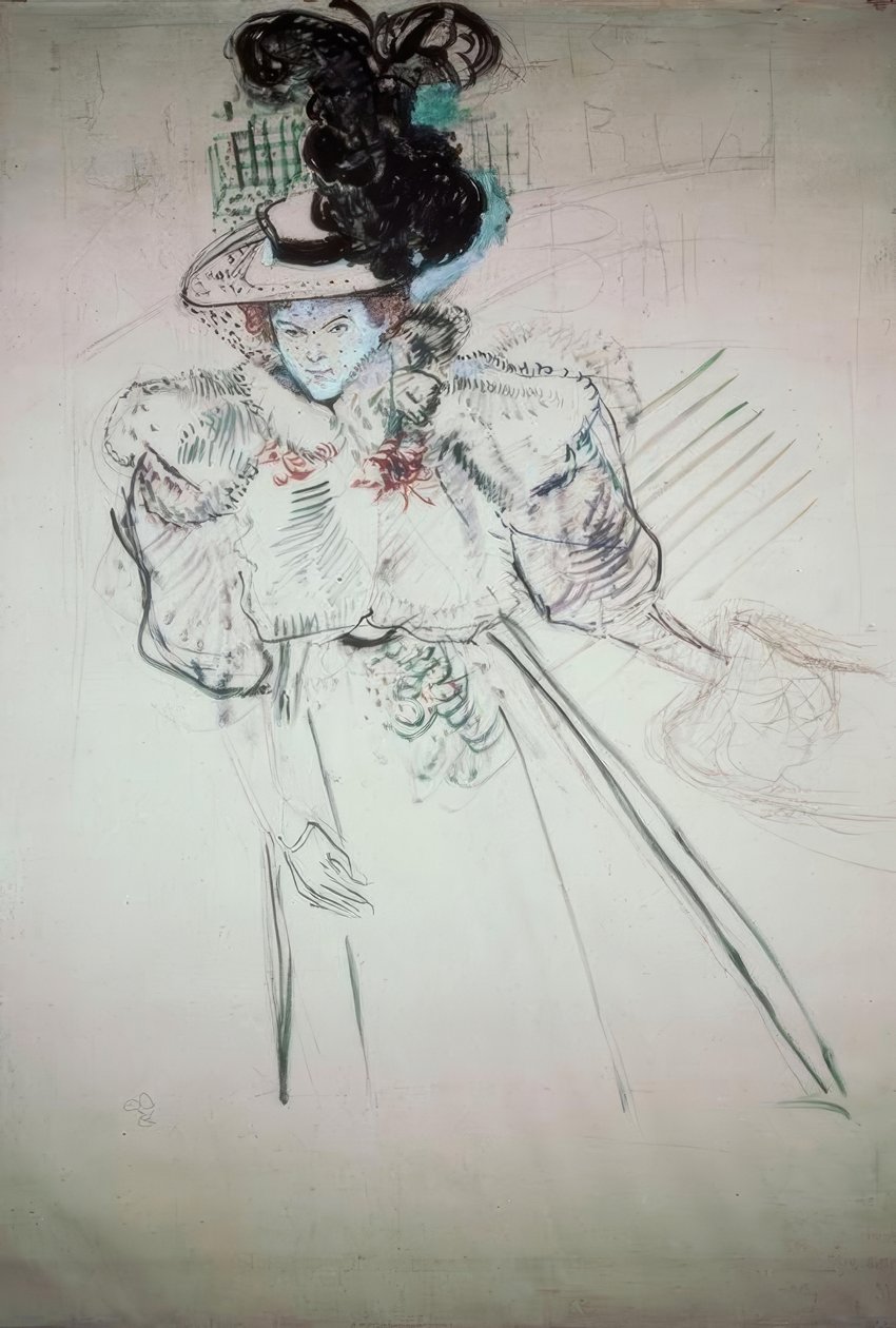Misia Natanson da Henri de Toulouse Lautrec