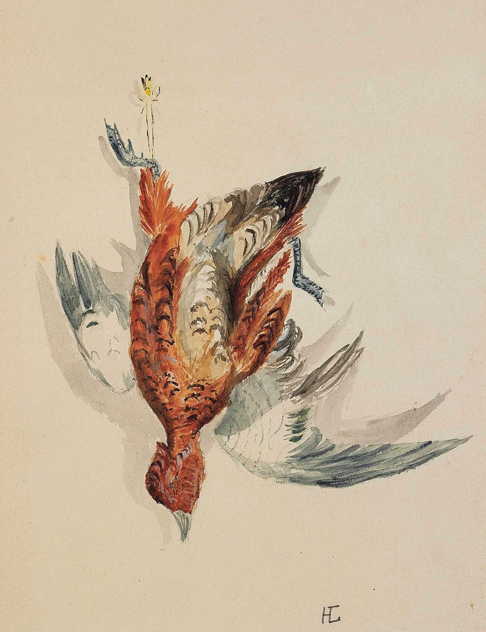 Rosso di fiume, c.1877-80 da Henri de Toulouse Lautrec