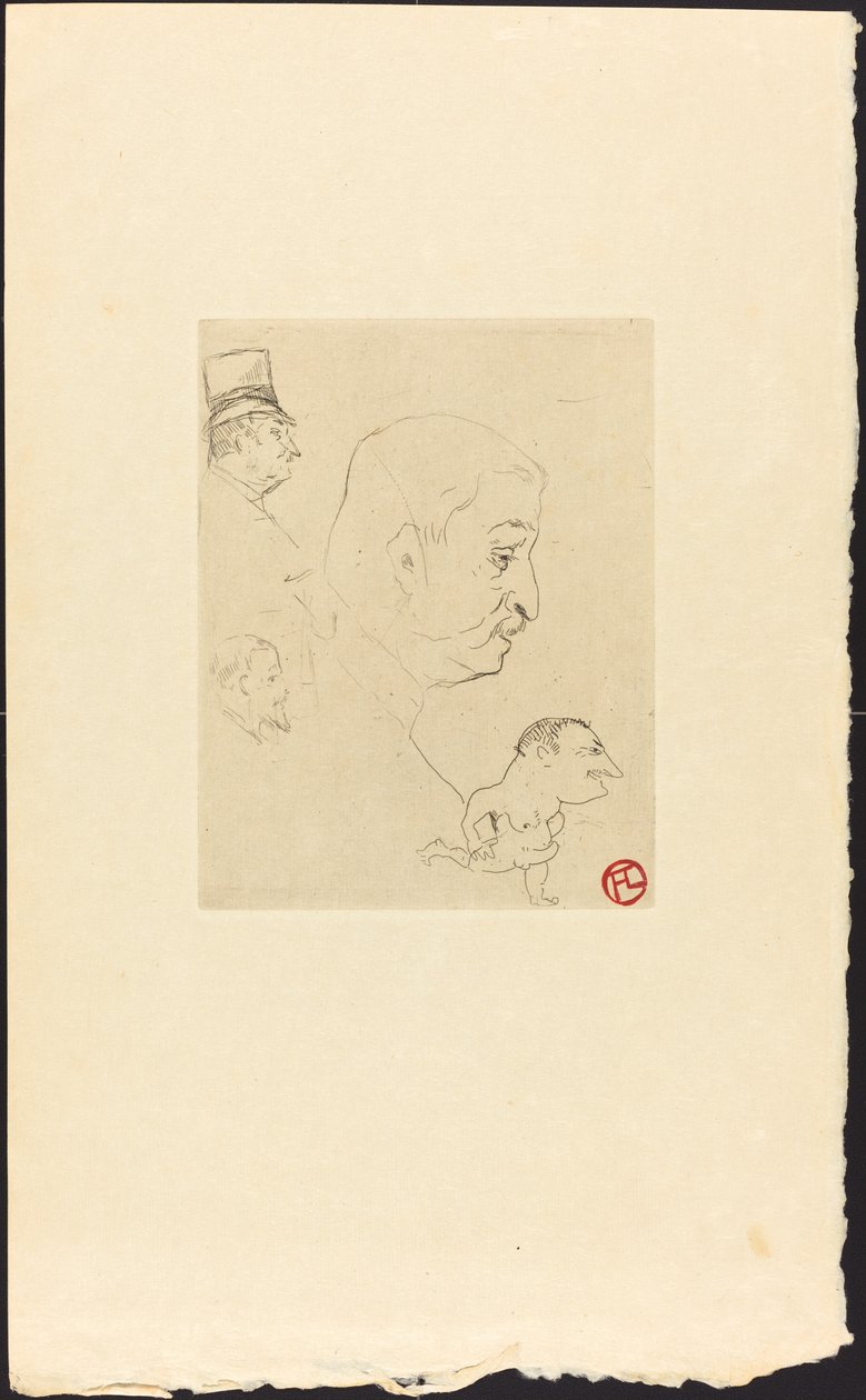 Schizzo da Henri de Toulouse Lautrec