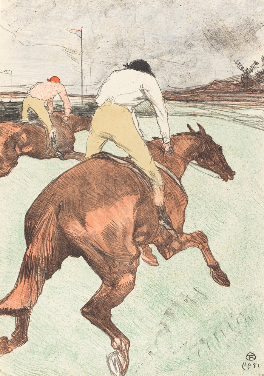 Il fantino da Henri de Toulouse Lautrec