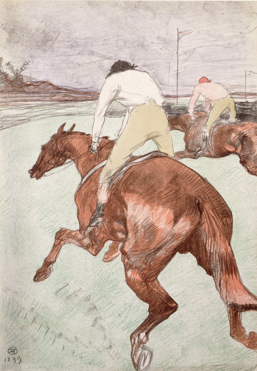 Il fantino da Henri de Toulouse Lautrec
