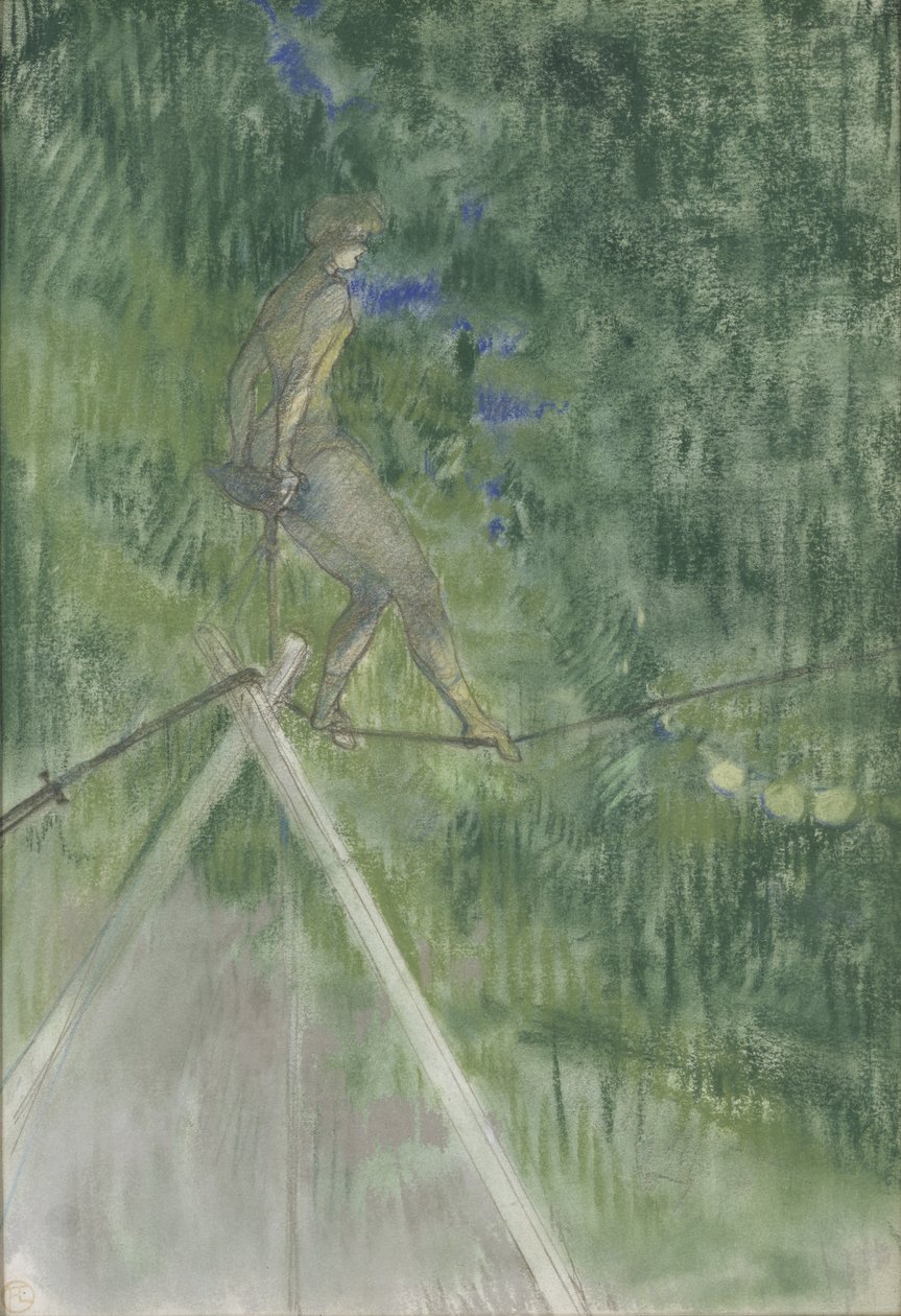 La danzatrice della corda (pastello) da Henri de Toulouse Lautrec