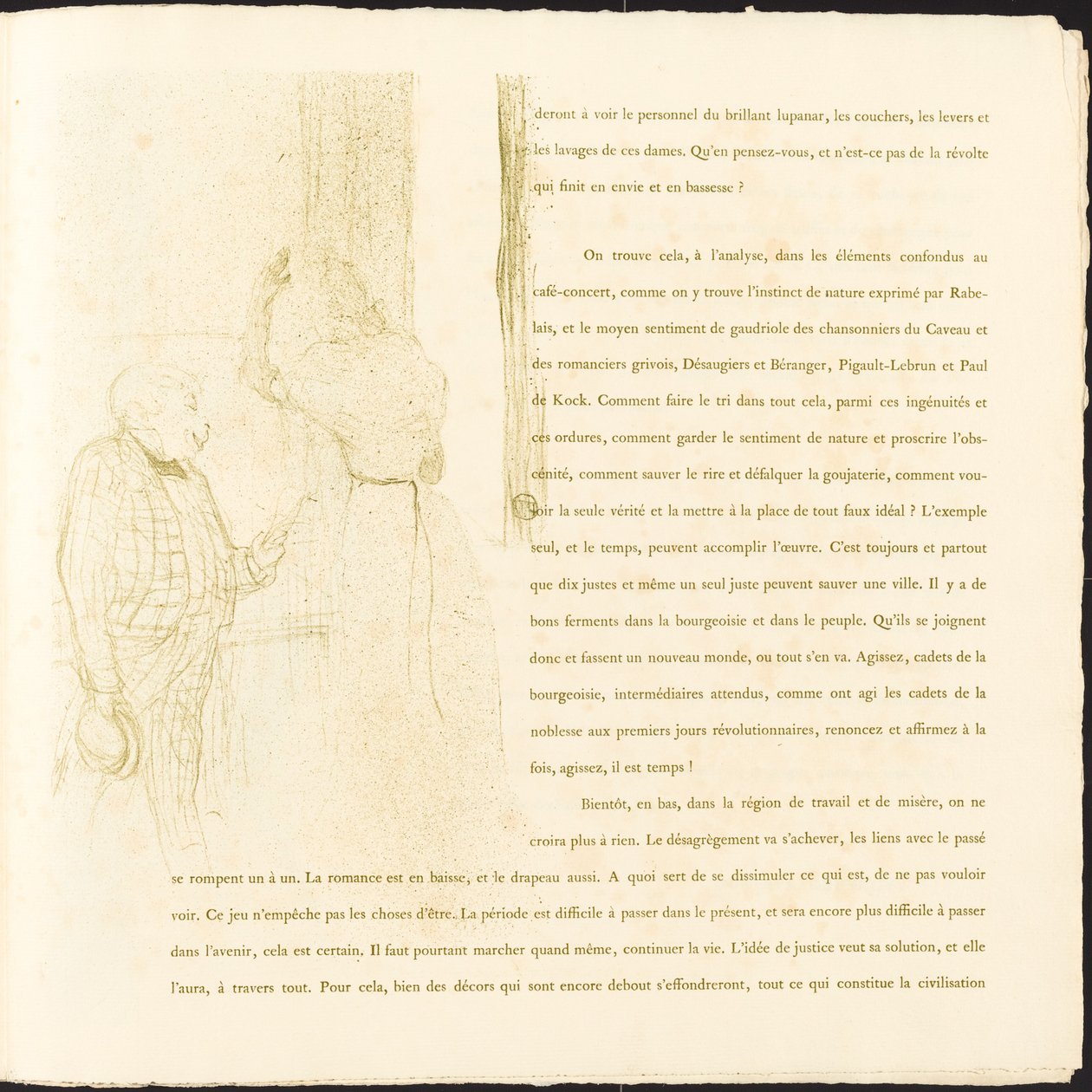 Yvette Guilbert da Henri de Toulouse Lautrec