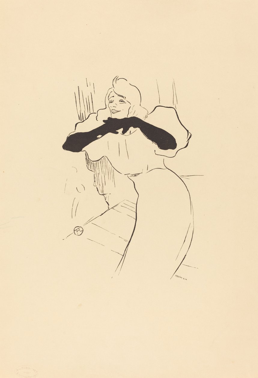 Yvette Guilbert: Linger, Longer, Loo da Henri de Toulouse Lautrec