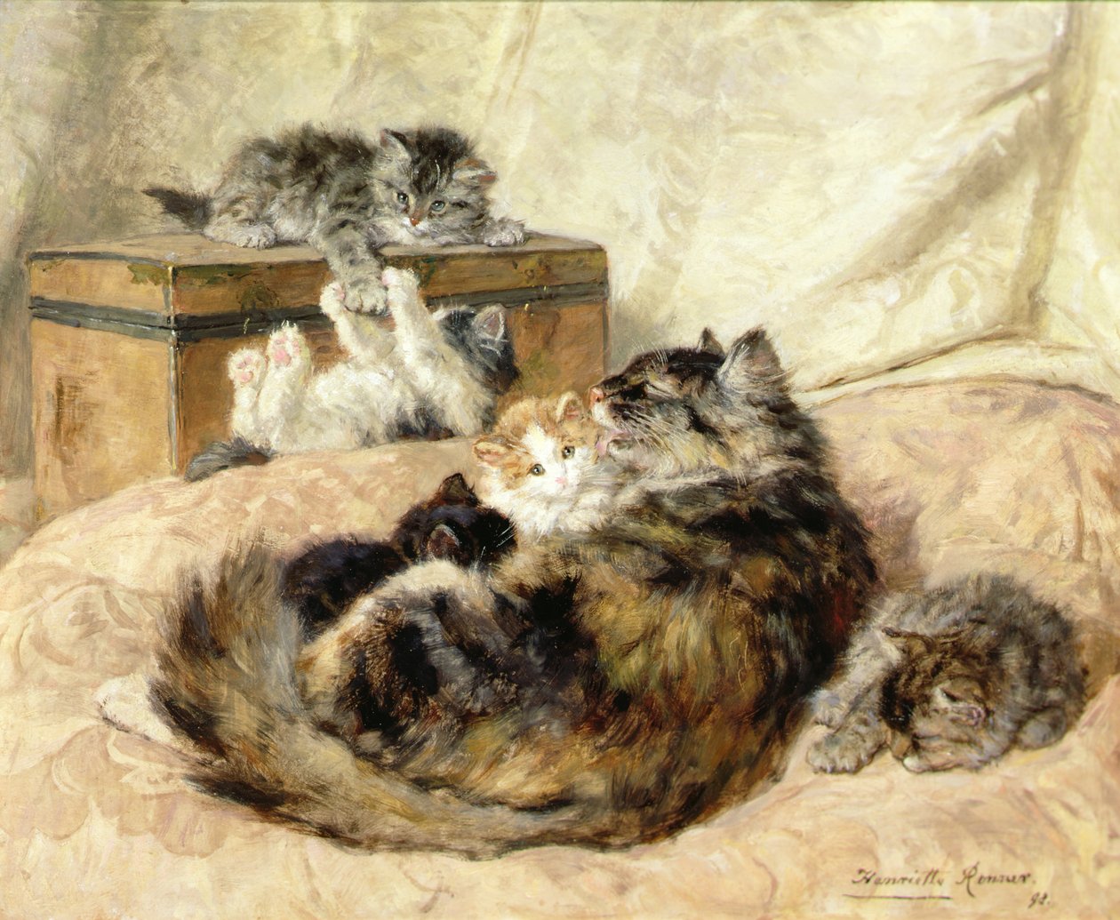 Cura Materna da Henriëtte Ronner Knip
