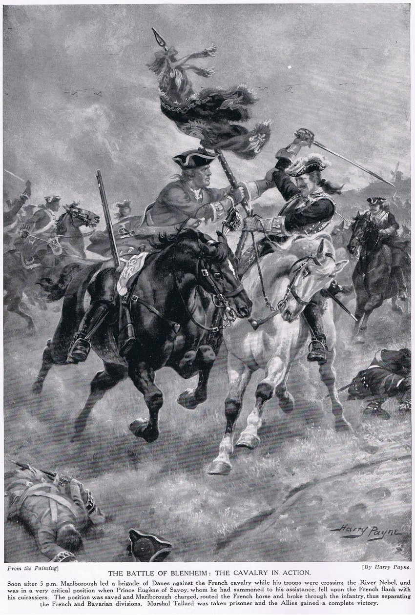 La battaglia di Blenheim, c.1910 da Henry A. Payne