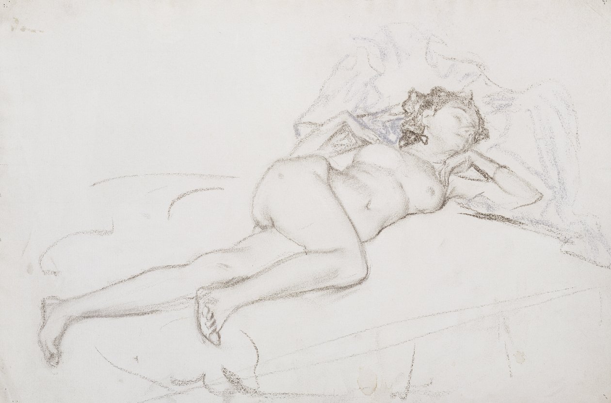 Nudo dormiente da Henry Bryson Burroughs