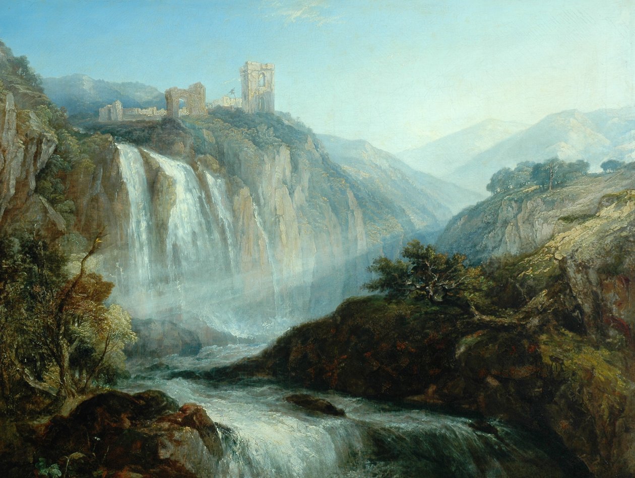 Le cascate di Tivoli da Henry Dawson