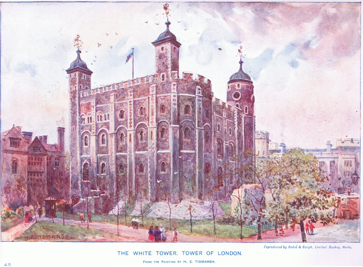 La Torre Bianca, Torre di Londra da Henry Edward Tidmarsh