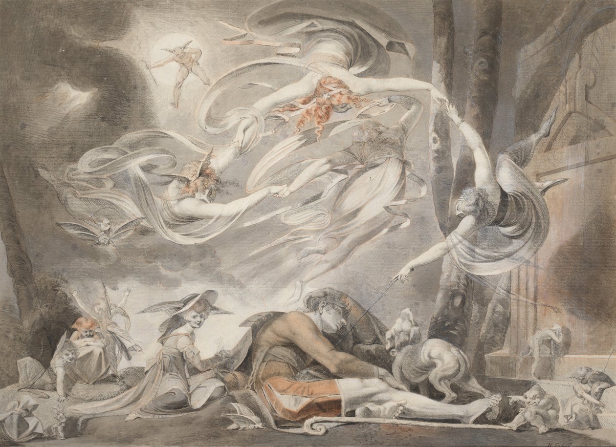 Il sogno dei pastori, 1786 da Johann Heinrich Füssli