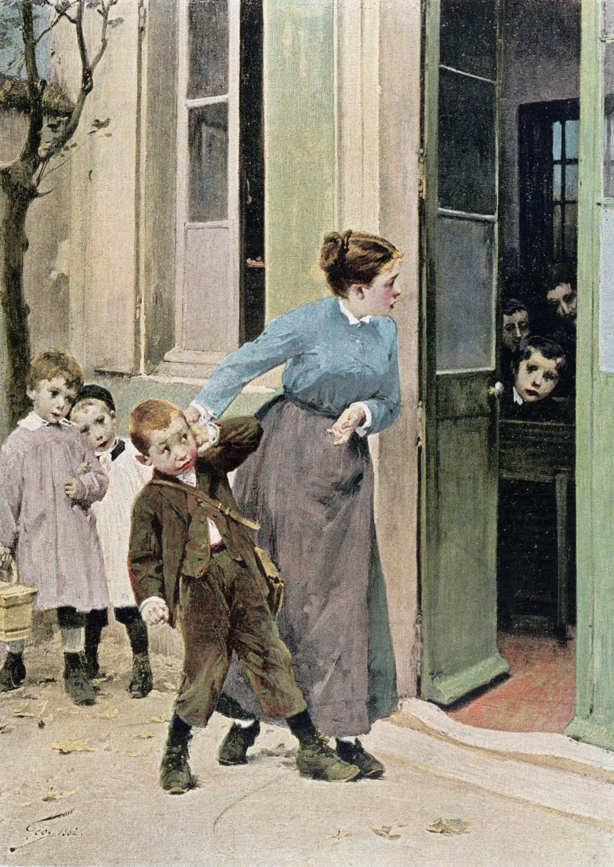 Istruzione obbligatoria, 1882 da Henri Jules Jean Geoffroy