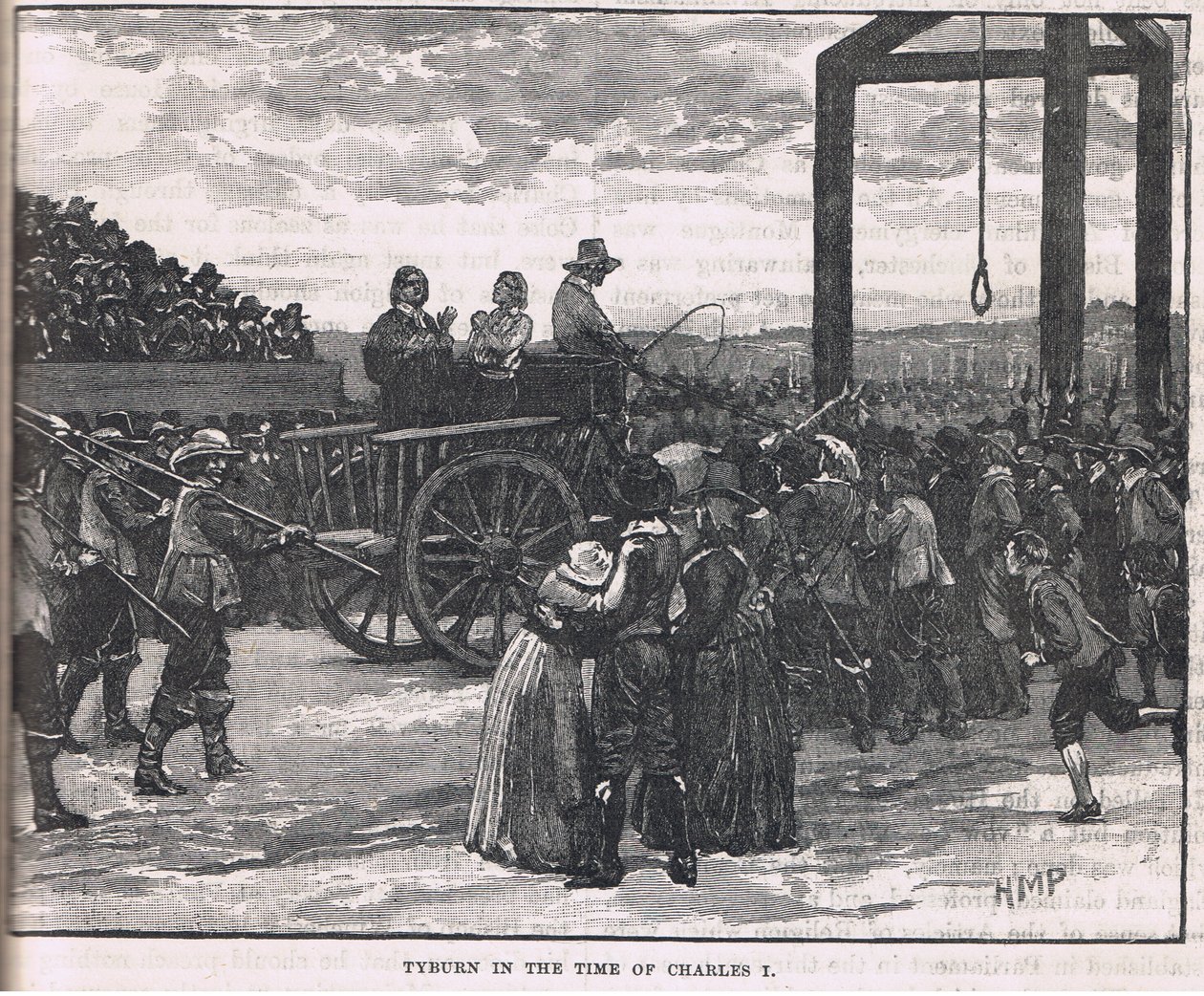 Tyburn ai tempi di Carlo I da Henry Marriott Paget
