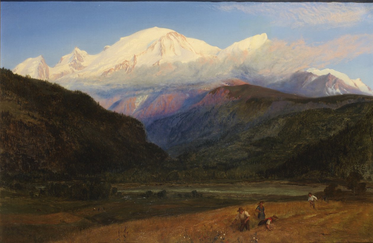 Monte Bianco da Servoz, 1856 da Henry Moore