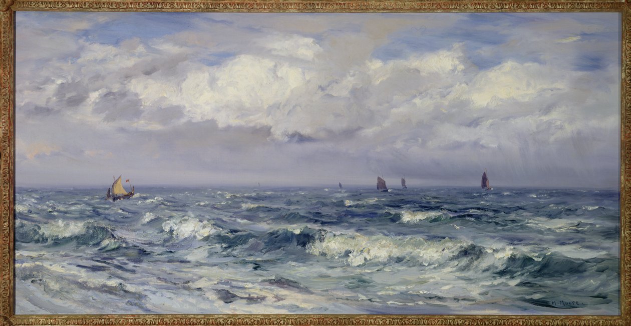 Tempo burrascoso, costa sud da Henry Moore