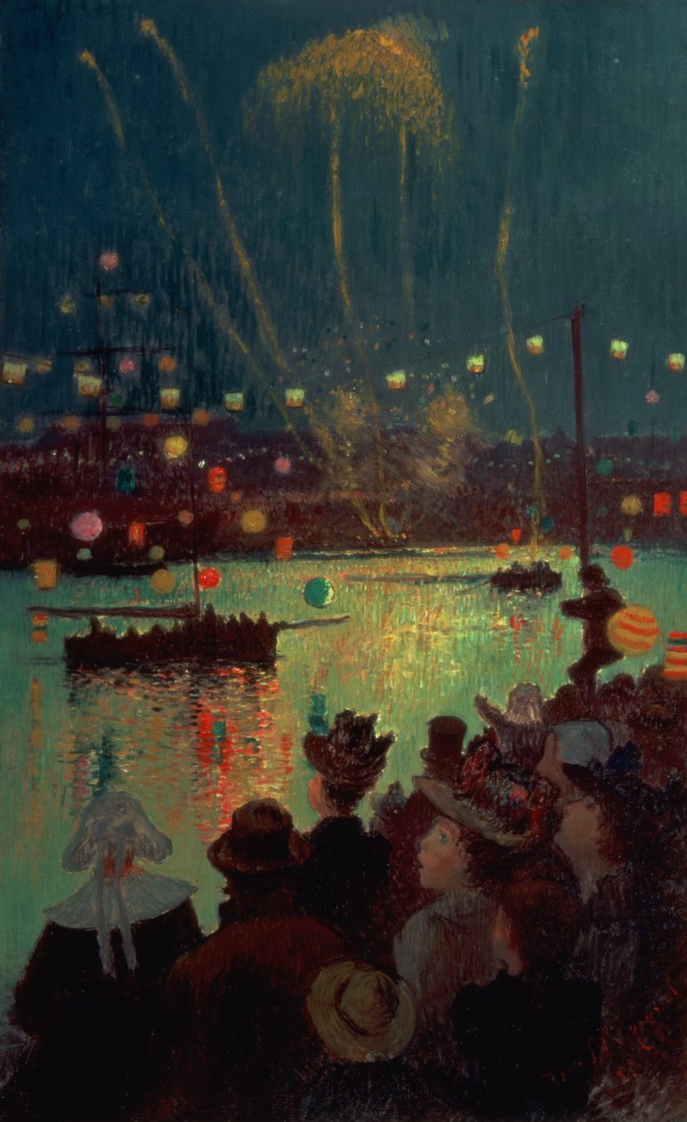 Festa della Bastiglia a Lorient, 1892 da Henry Moret