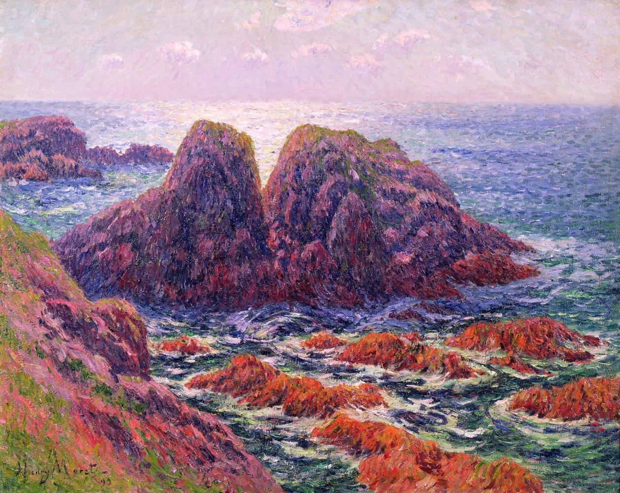 Il mare a Finistere, 1899 da Henry Moret