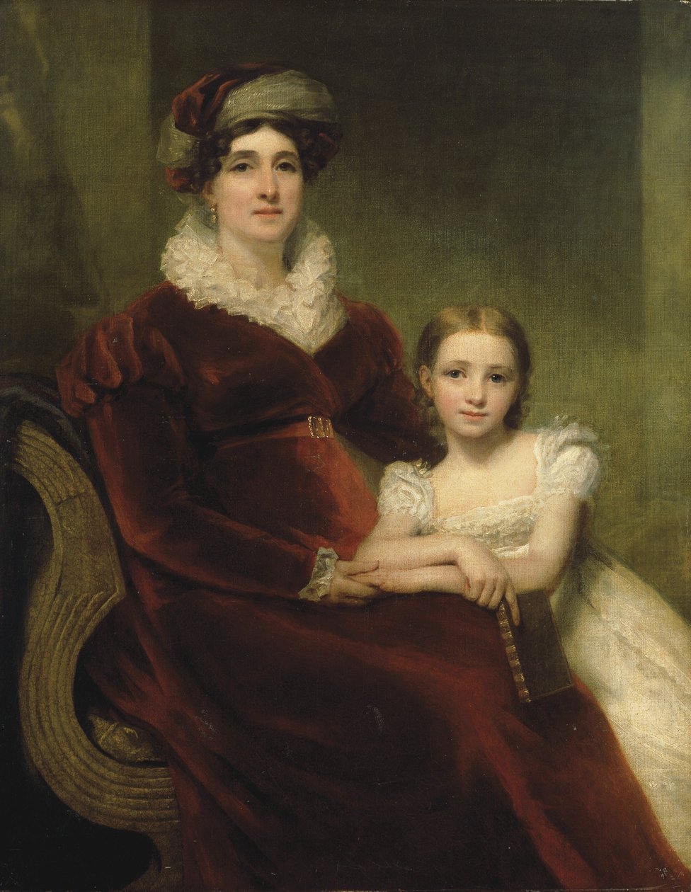 Doppio ritratto di Mrs Alexander Allan con sua nipote, Matilda da Henry Raeburn