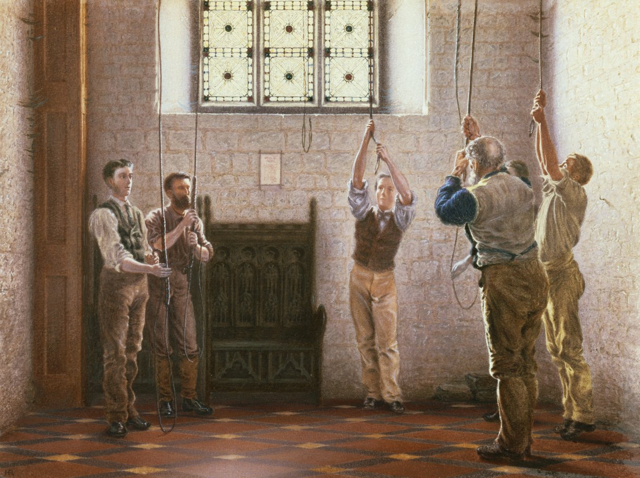 Suonatori di campane da Henry Ryland