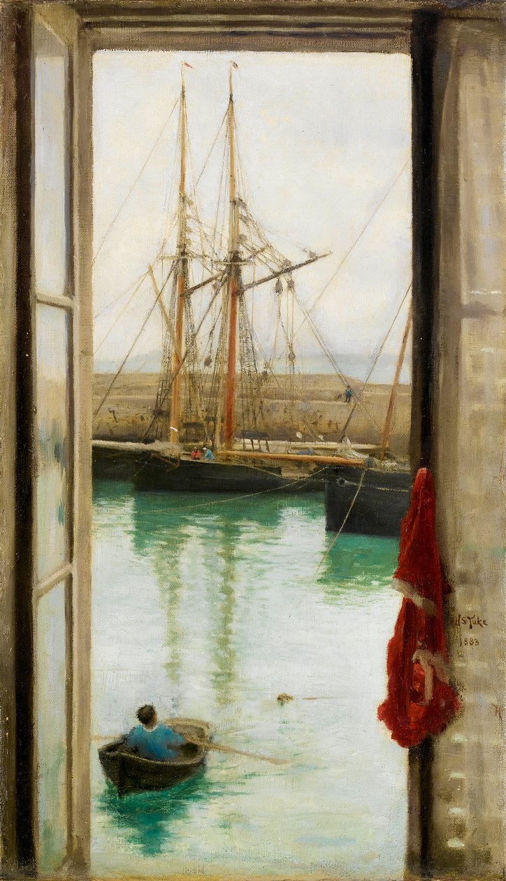 Porto di Dielette, Normandia da Henry Scott Tuke
