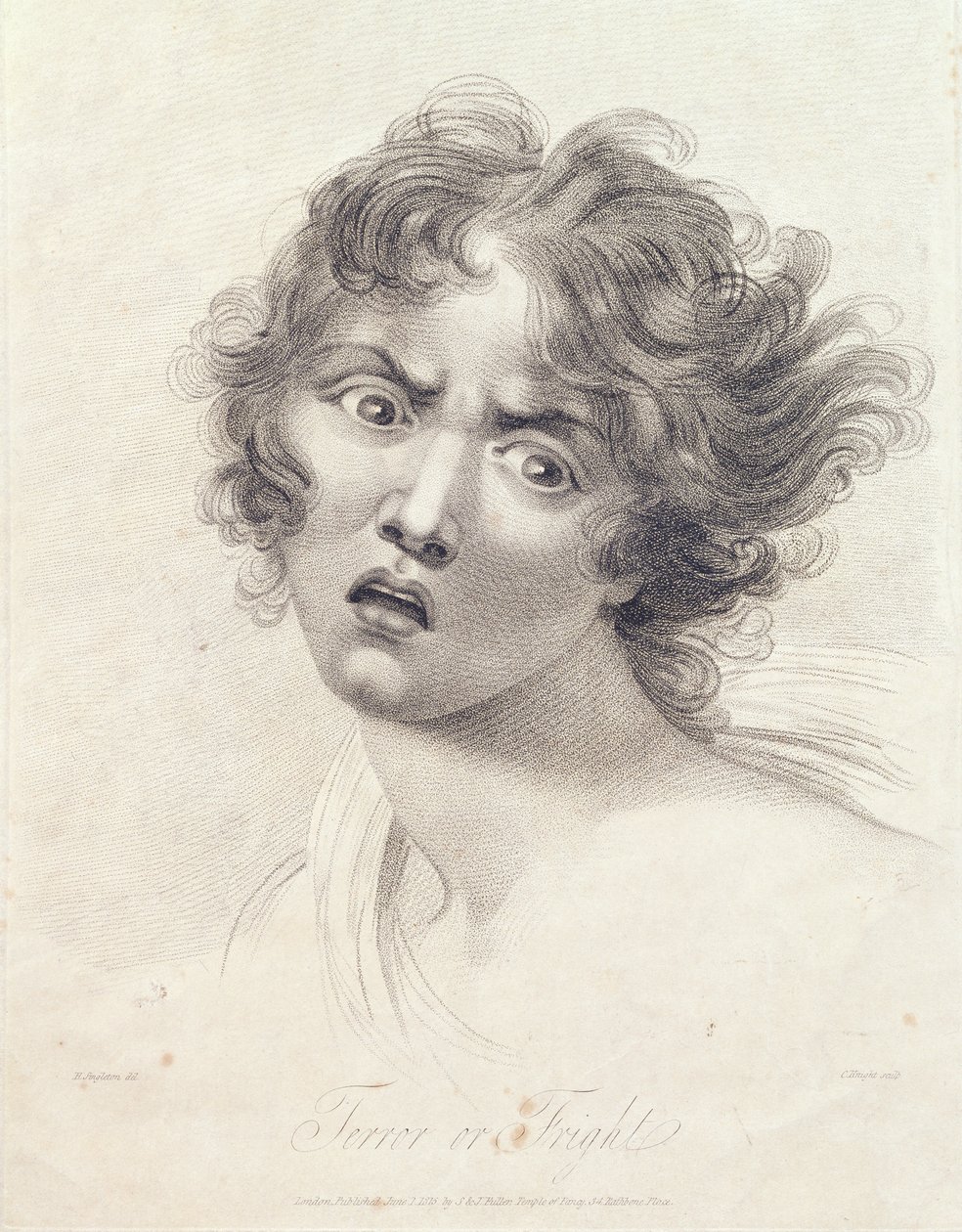 Terrore o spavento, 1815 da Henry Singleton