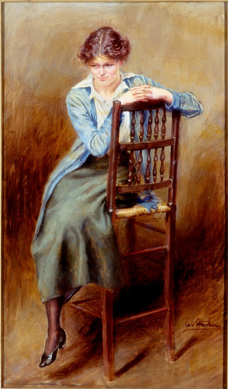 Donna seduta da Henry Straker