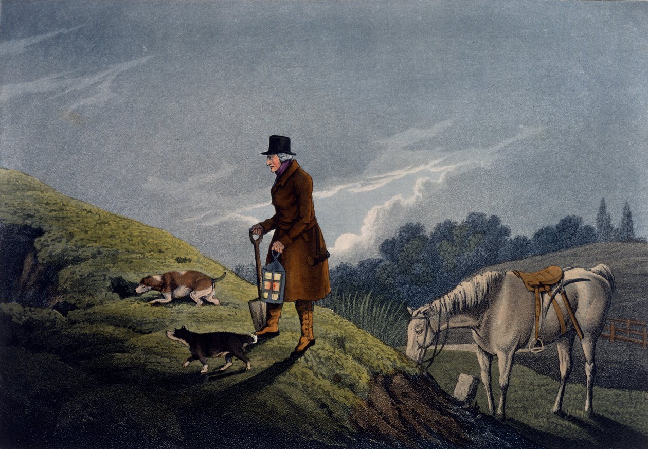 Fermatore di terra, 1820 da Henry Thomas Alken