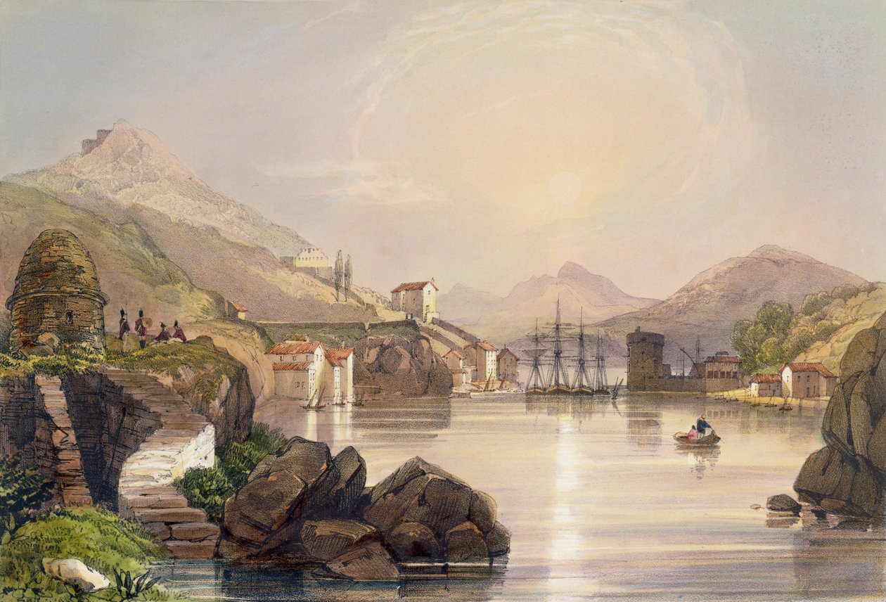 Porto di Passages, 1828 da Henry Wilkinson